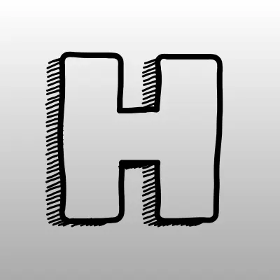 H & M, магазин одежды, лого-визитка